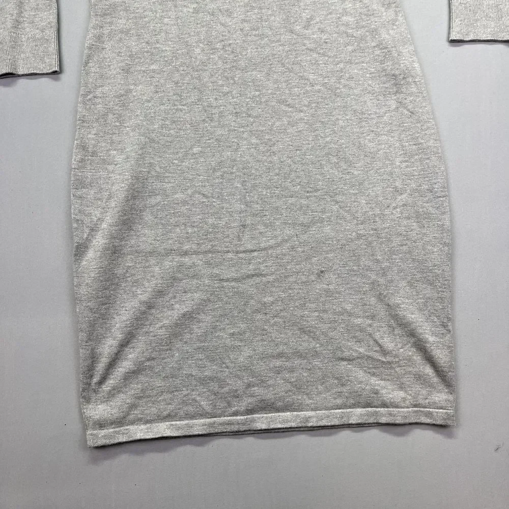 Calvin Klein Sweater Dress Women's Size M Grey Long Sleeve Minimalist Versatile‎